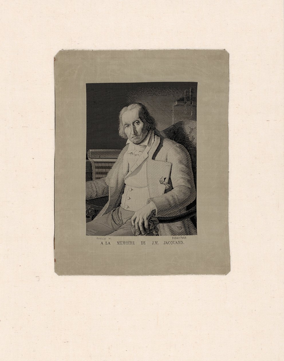 Portrét Josepha Marie Jacquarda (1752-1834) od François Carquillat