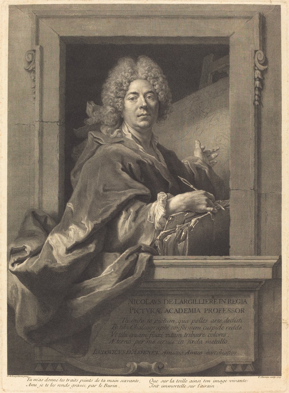 Nicolas de Largilliere od François Chereau I after Nicolas de Largillierre
