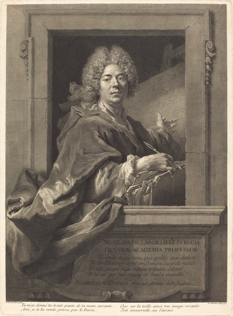 Nicolas de Largilliere od François Chereau I after Nicolas de Largillierre