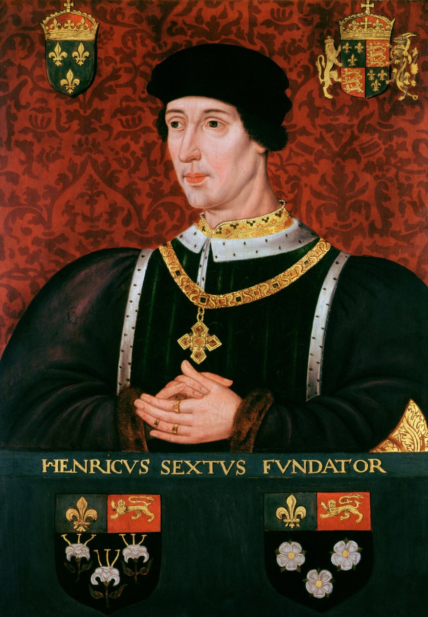 Portrét anglického Jindřicha VI. (1421-71) od François Clouet