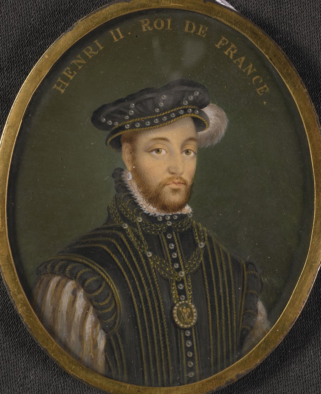 Portrét francouzského krále Jindřicha II od François Clouet