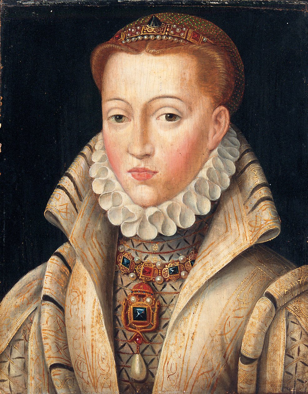 Portrét dámy, dříve identifikované jako Lady Jane Gray od François Clouet
