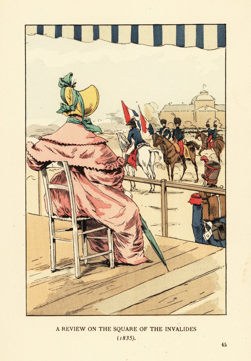 Recenze na náměstí Invalidovny od François Courboin