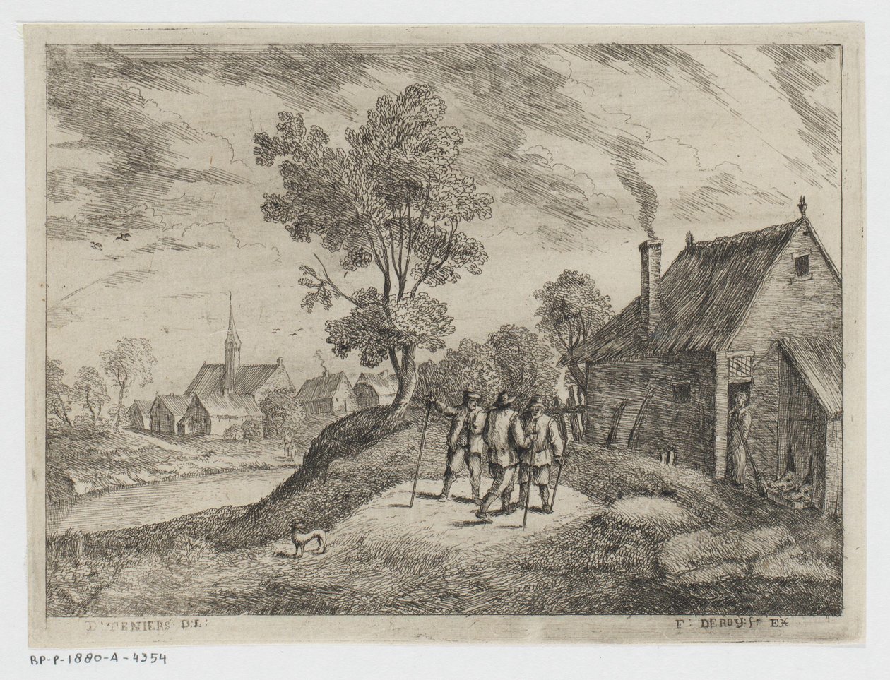 Tři mluvící muži od François Deroy