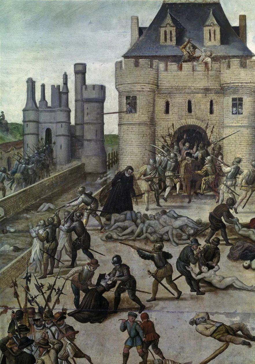 Masakr na Den svatého Bartoloměje od Francois Dubois