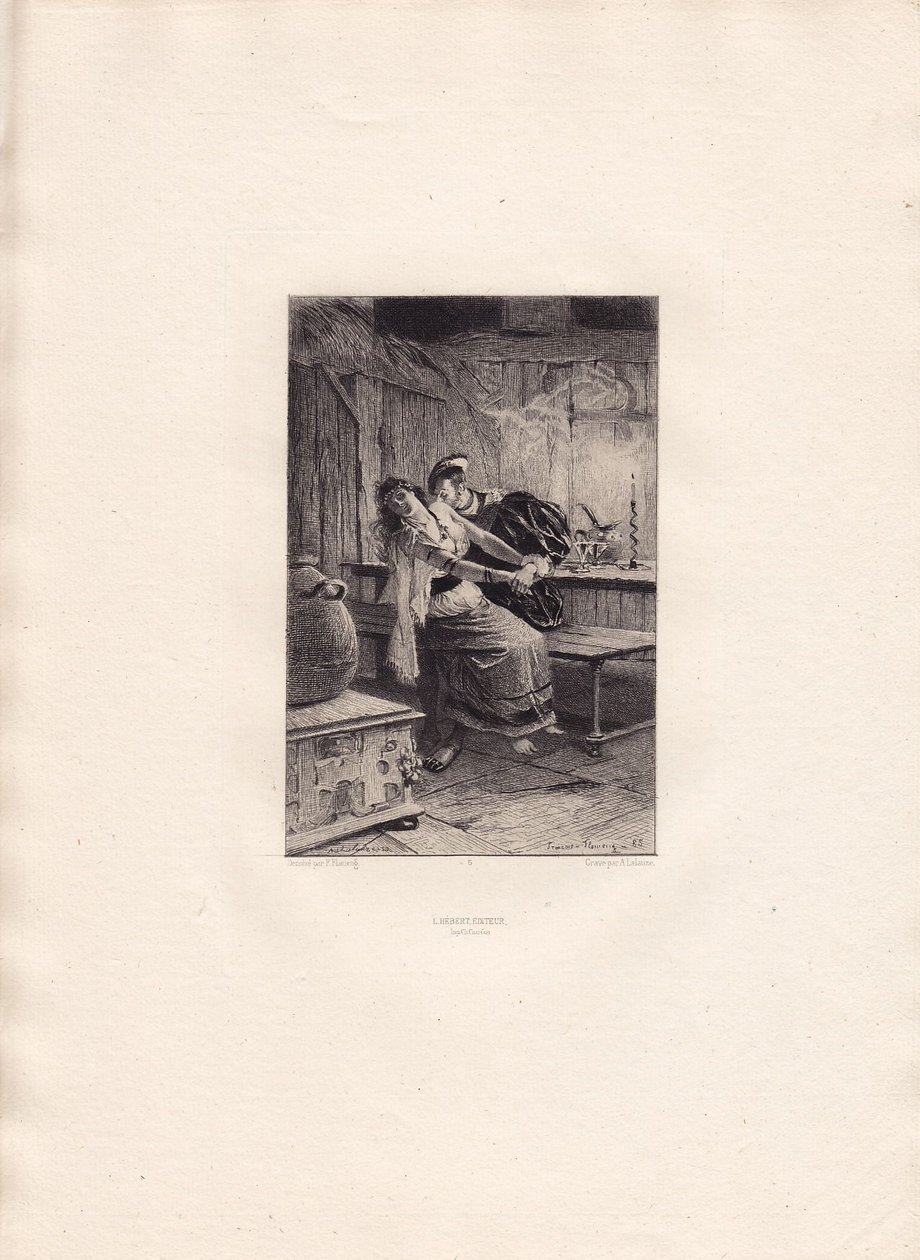 François Flameng - Victor Hugo - Král se baví od Francois Flameng