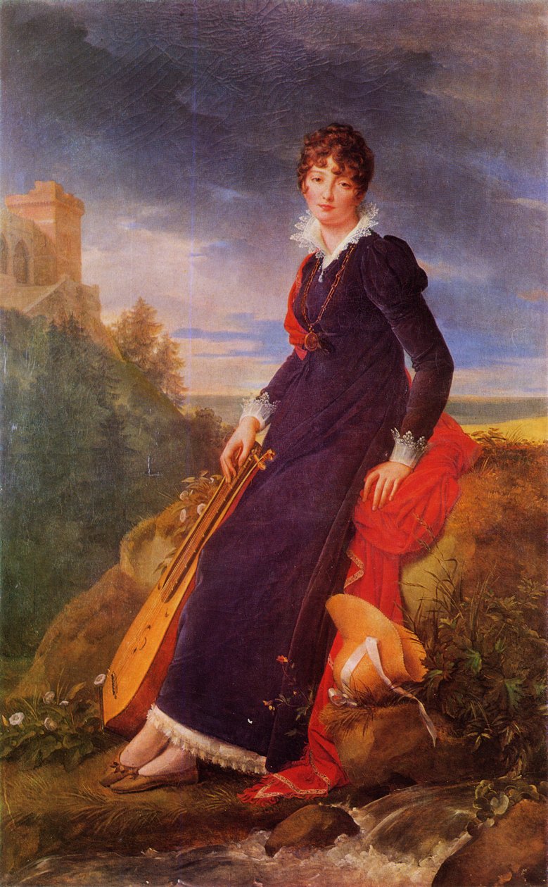 Francouzština:  Portrait de Catherine Starzeńska od François Gérard