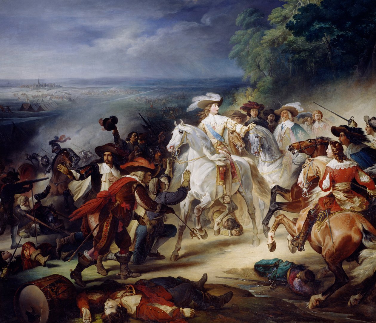Bitva u Rocroy, 19. května 1643, 1834 od François Joseph Heim