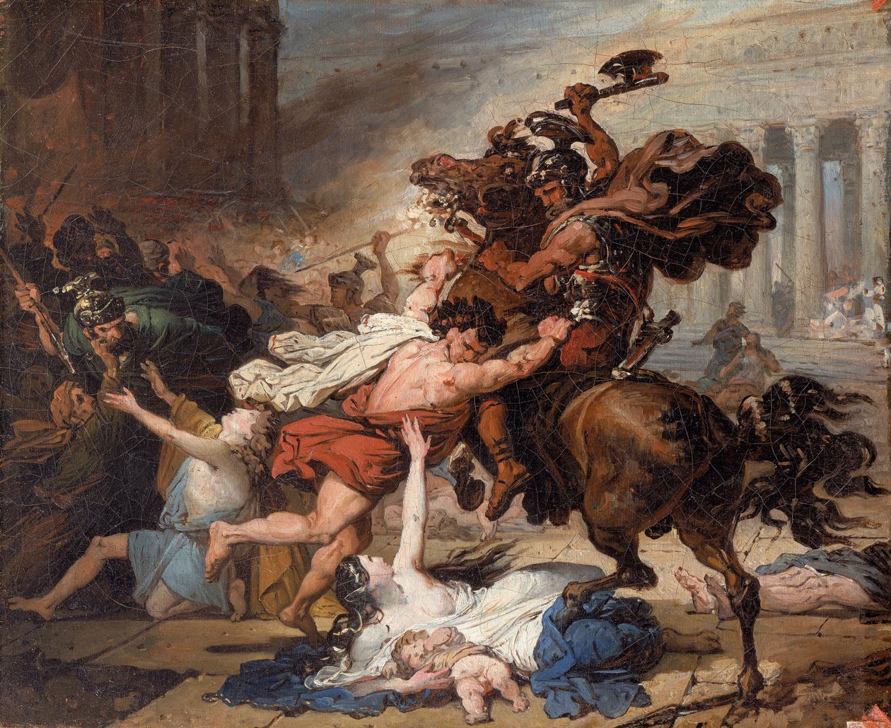Studie o zničení Jeruzaléma Římany od François Joseph Heim