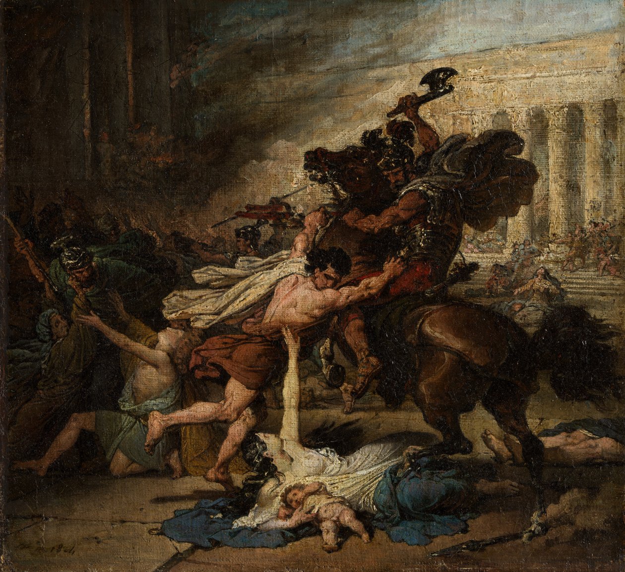 Vyhození Jeruzaléma Římany, 1824. od François Joseph Heim