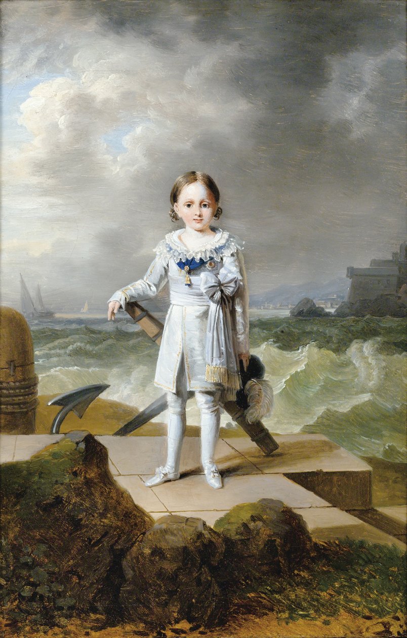 Portrét prince Napoleona Louise Bonaparta 1804-1831, c. 1810 od François Joseph Kinson