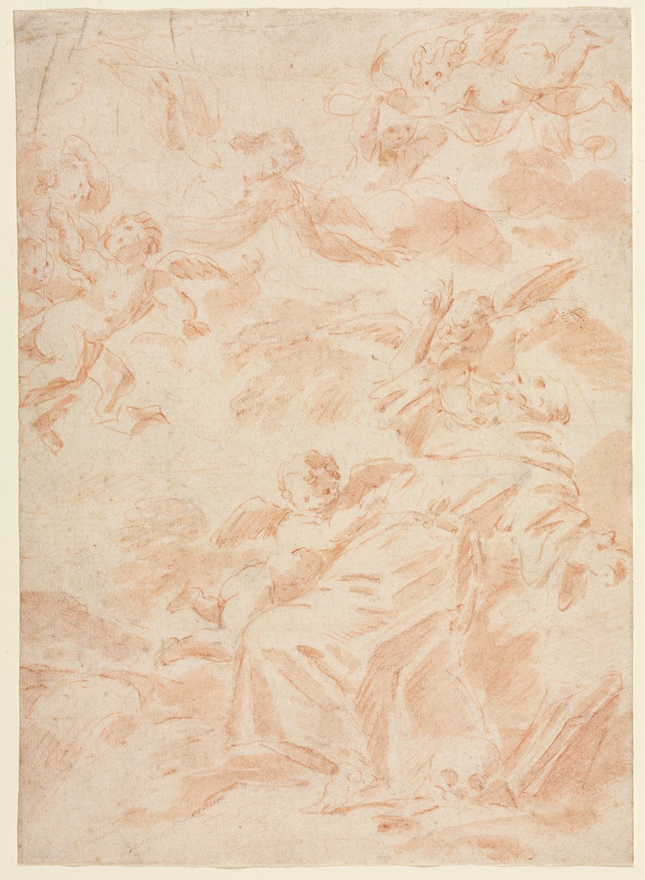 Stigmatizace svatého Františka od François Lemoyne