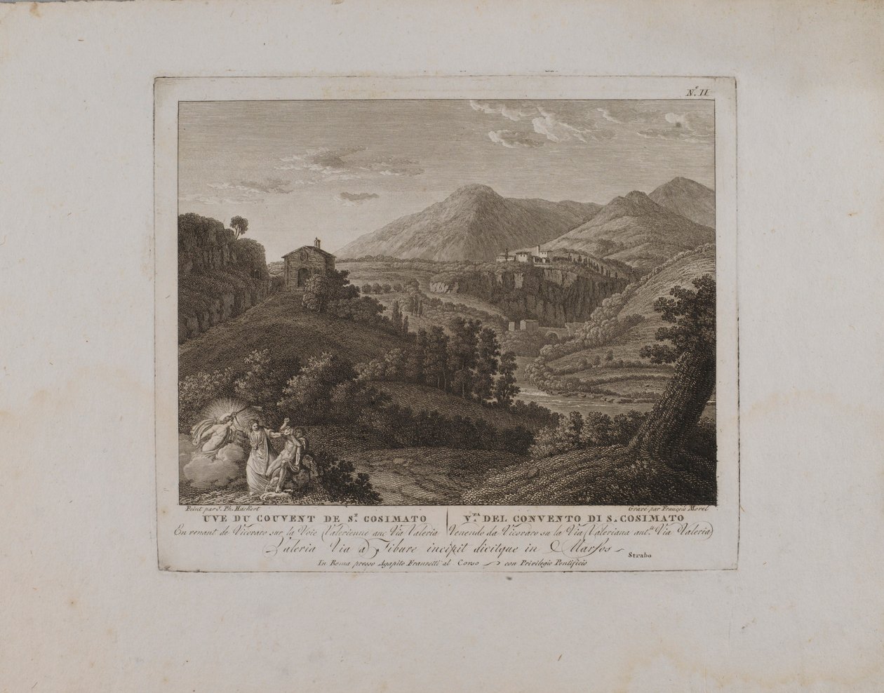 Uve (sic) z kláštera sv. Kosimáta (č. II) od François Morel