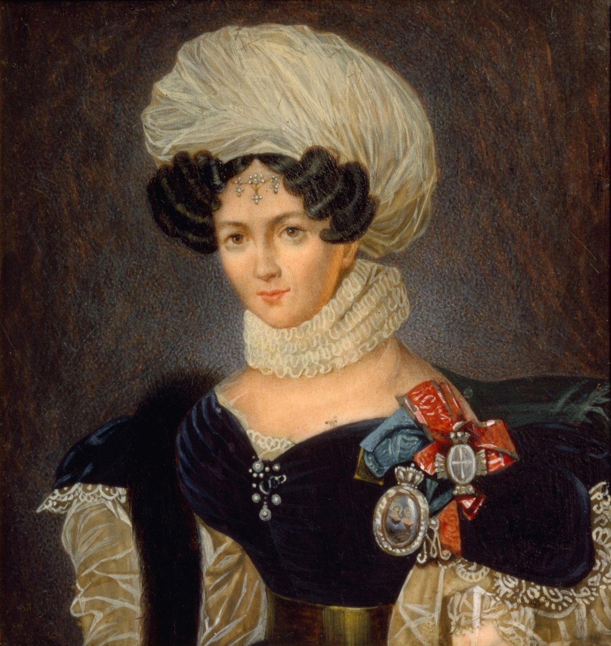 Portrét princezen Taťány Vasilievny Golitsyny 1783-1841, 30. léta 19. století od François Nicolas Riss