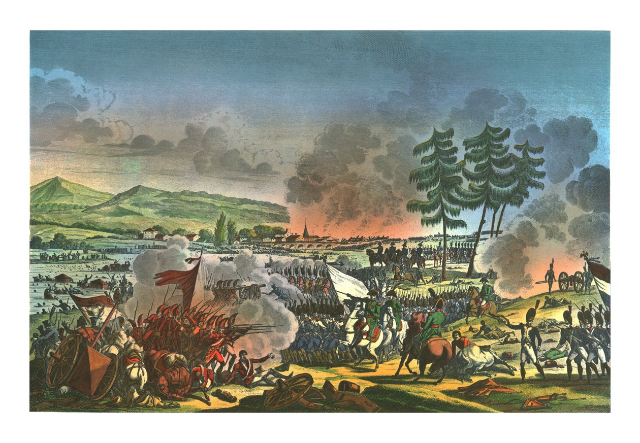 Bitva u Friedlandu, 14. června 1807, c1850 od François Pigeot