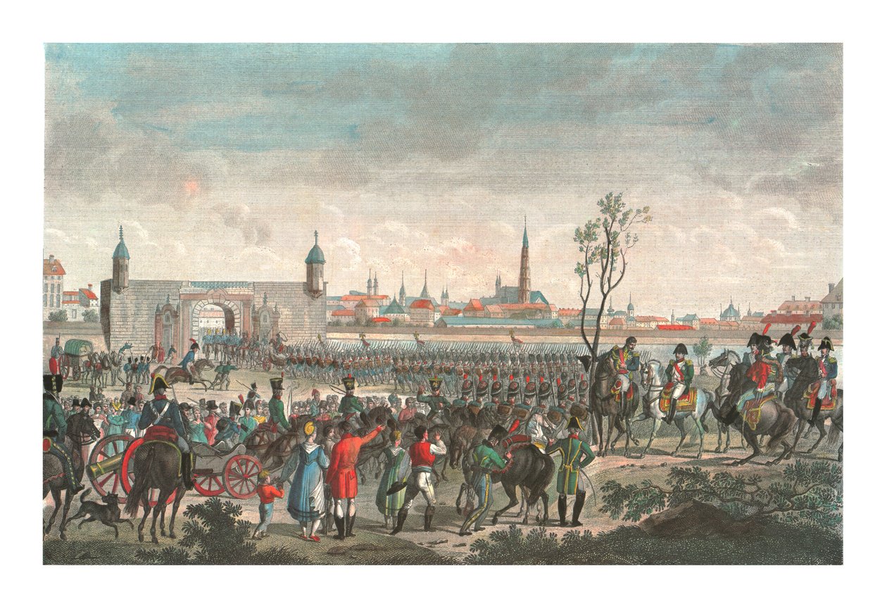 Vstup Francouzů do Vídně, 14. listopadu 1805, c1850 od François Pigeot
