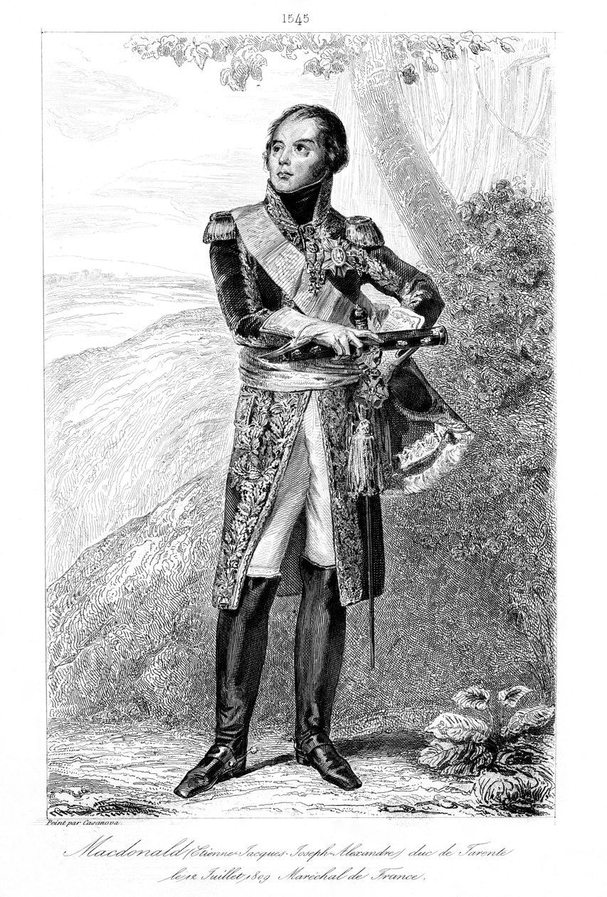 Etienne Jacques-Joseph-Alexandre MacDonald 1765-1840, vévoda z Taranta a maršál Francie, 1839. od François Pigeot