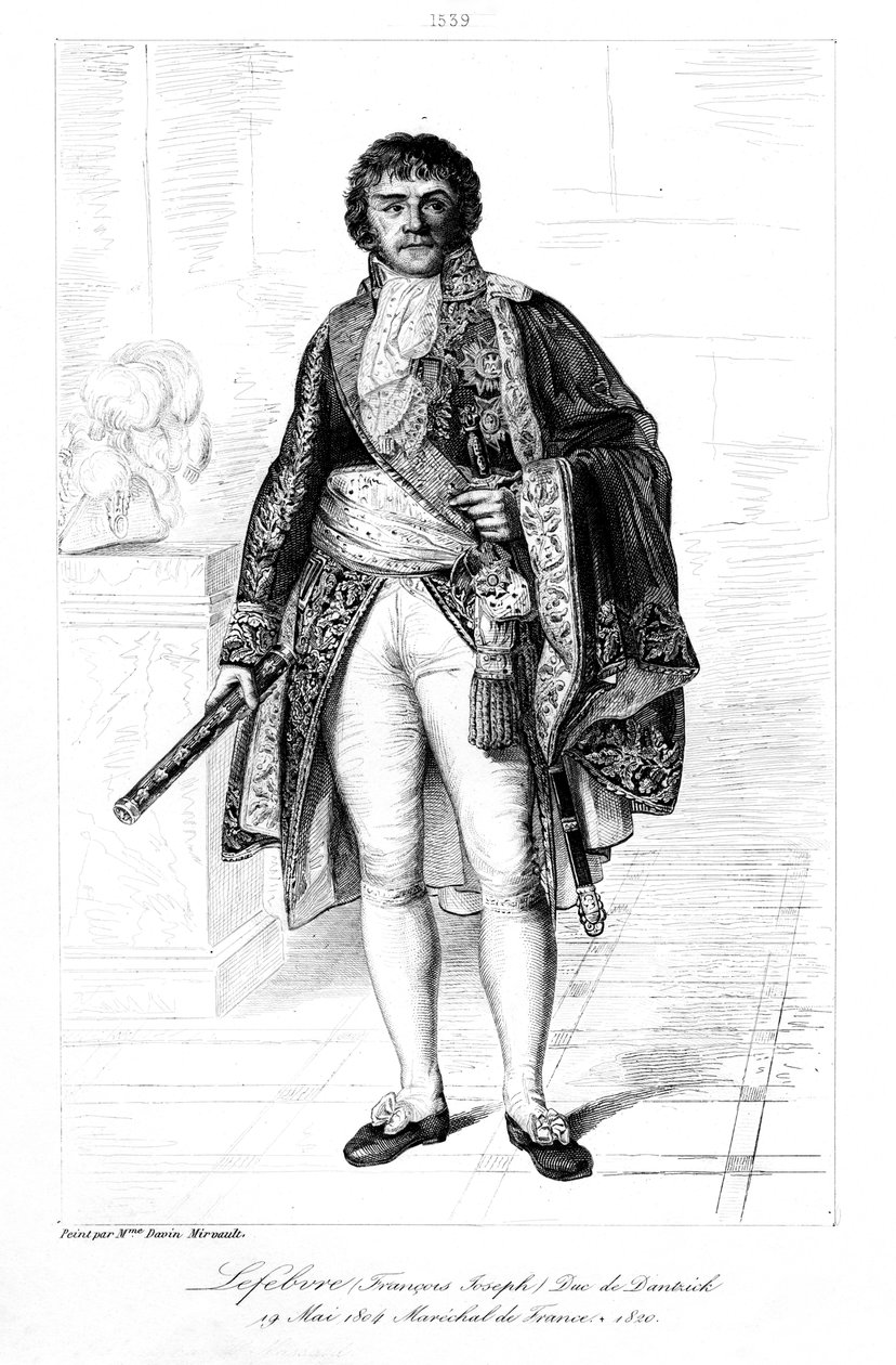 Francois Joseph Lefebvre 1755-1820, vévoda de Dantzig, 1839. od François Pigeot