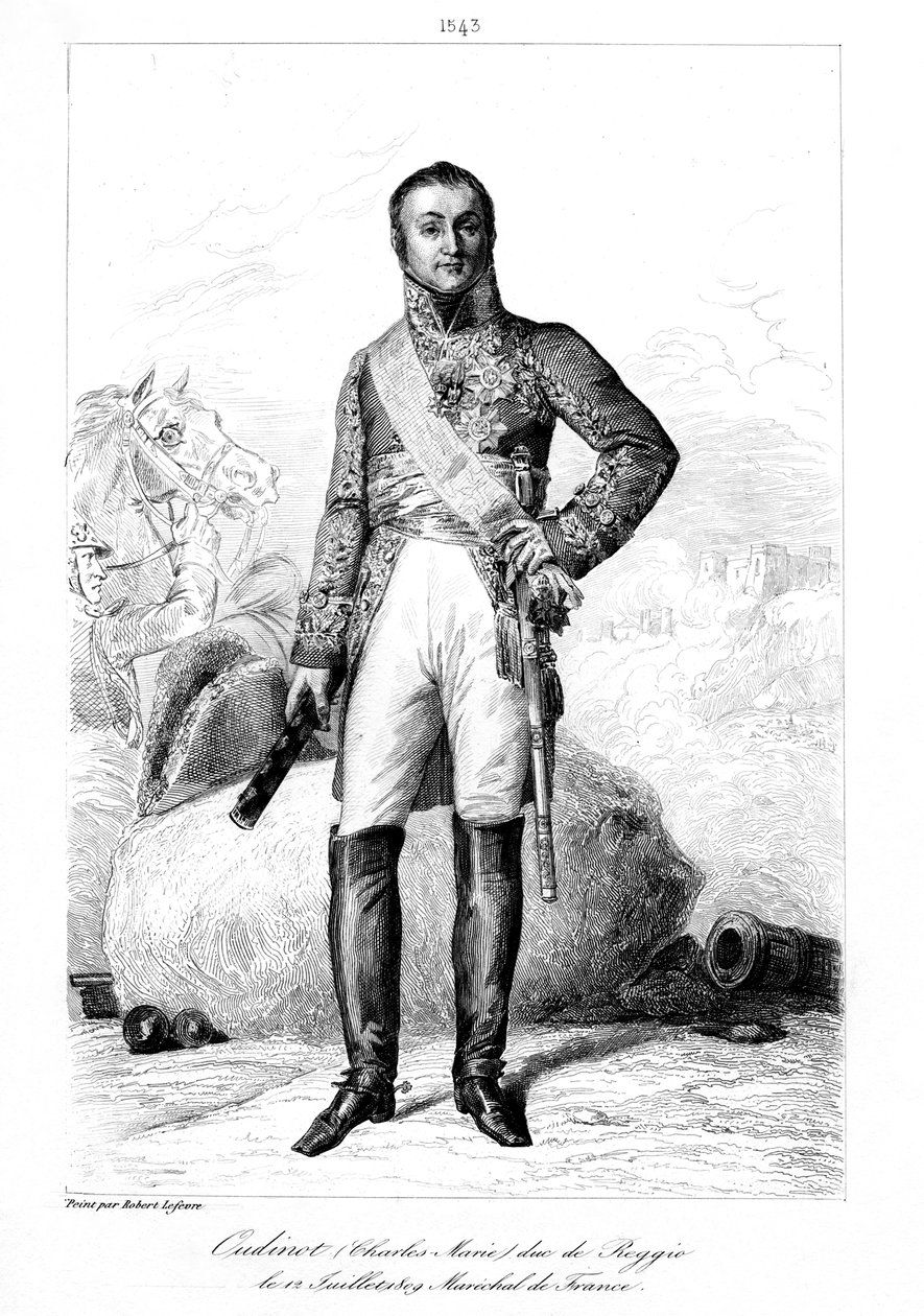 Nicolas Charles Oudinot 1767-1847, vévoda z Reggia a maršál Francie, 1839. od François Pigeot