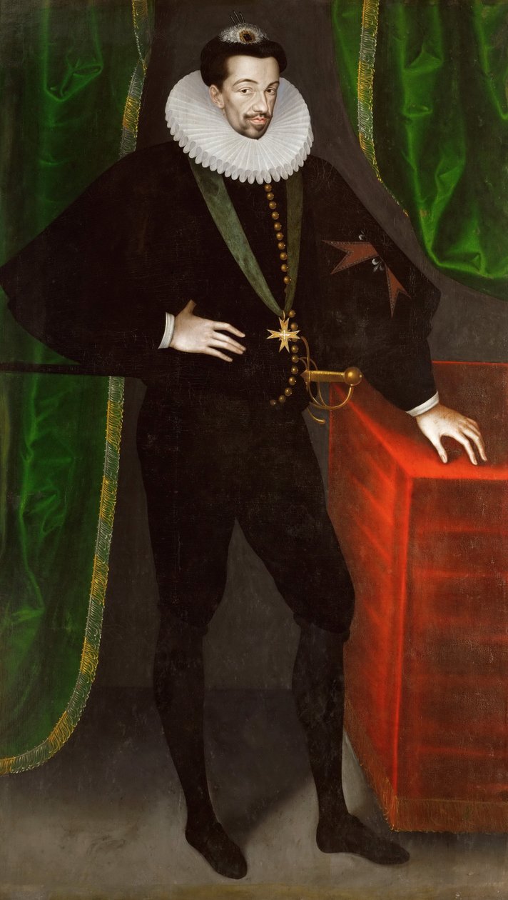 Portrét francouzského Jindřicha III., polského krále a litevského velkovévody od François Quesnel