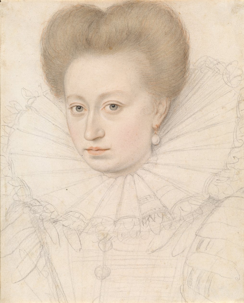 Portrét šlechtičny (madame de Pellegars?) od François Quesnel