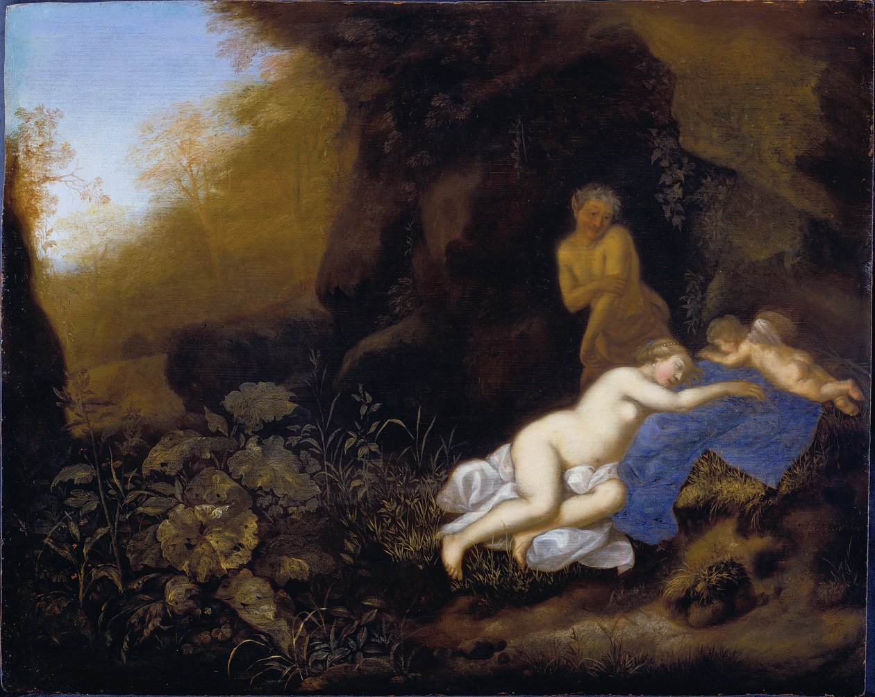 Jupiter a Antiope od François Verwilt