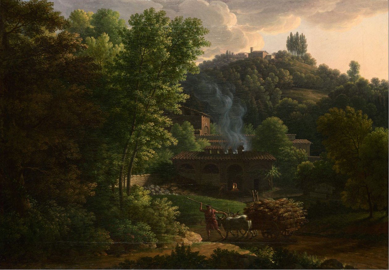 Italská krajina od Francois Xavier Fabre