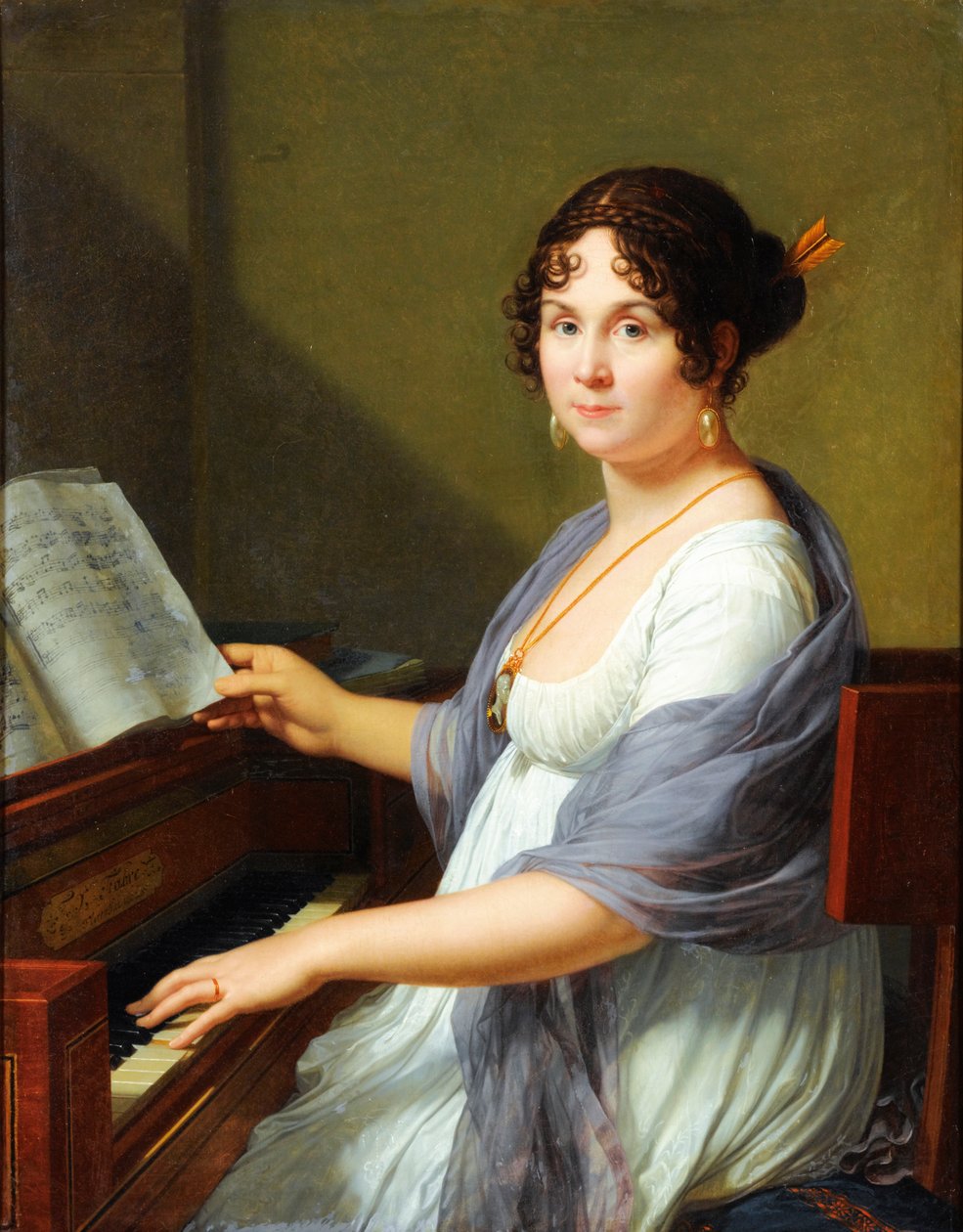 Portrét Geneviève Aimée Victoire Bertinové od Francois Xavier Fabre