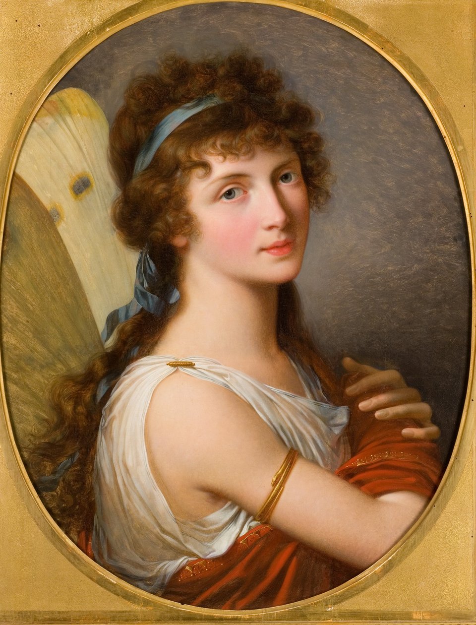 Portrét lady Charlemontové jako Psyché od Francois Xavier Fabre