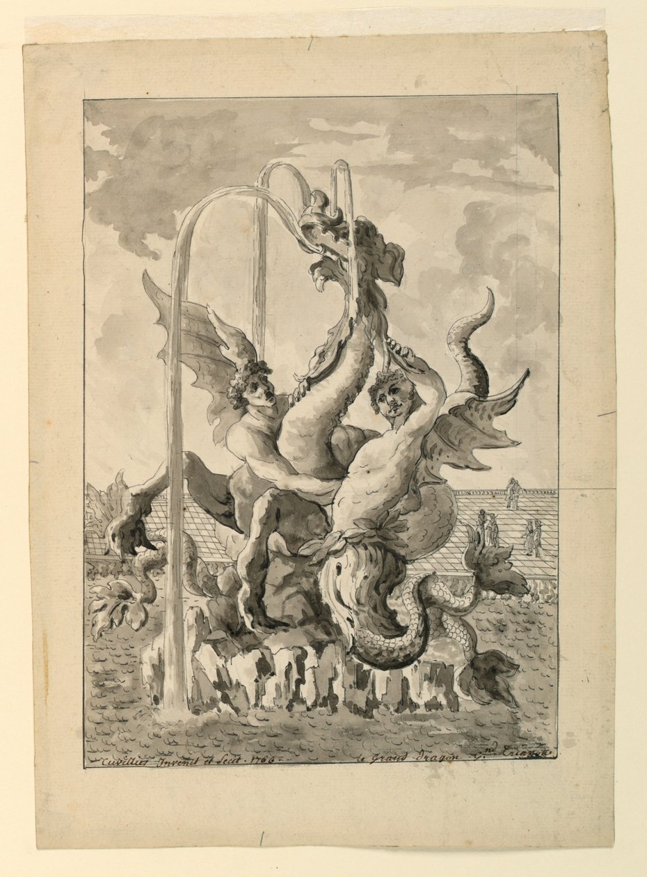 Design pro Grand Trianon ve Versailles od François de Cuvilliés the Elder