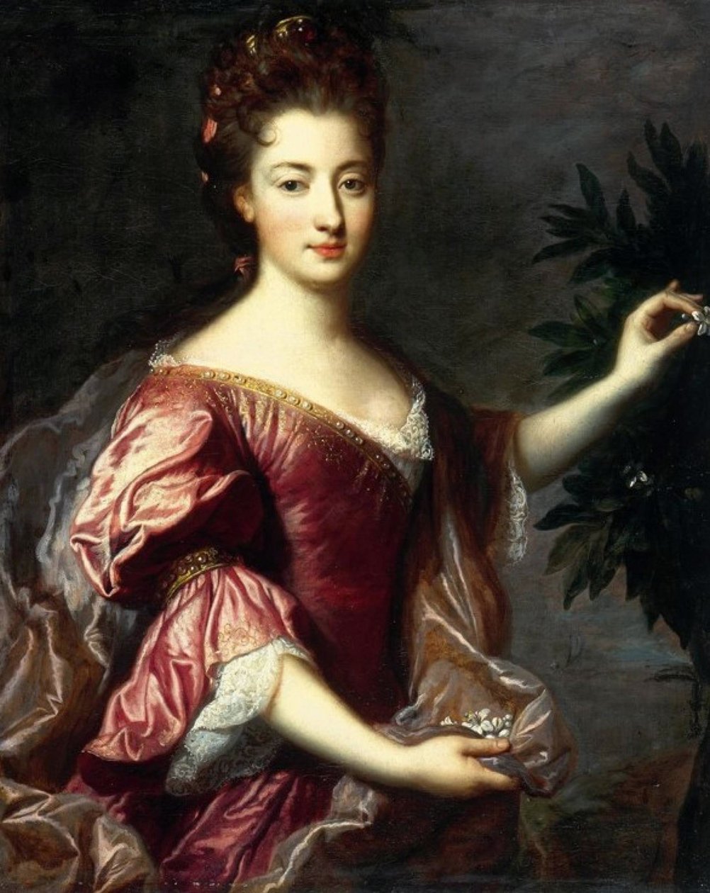 François de Troy - Marie Anna de Bourbon, kněžna z Conti od Francois de Troy