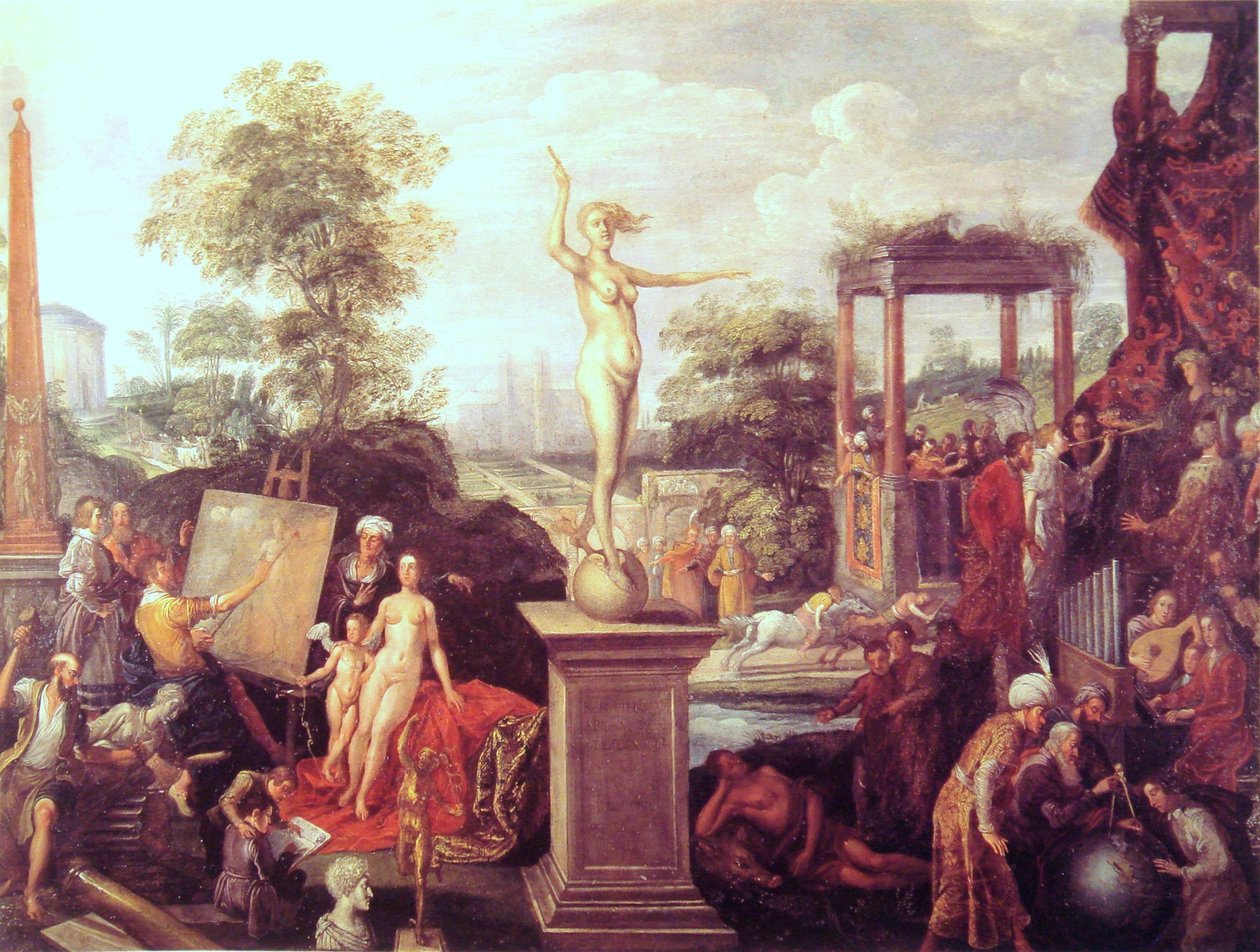 Francouzsky: Alegorie příležitosti od Frans II Francken the Younger