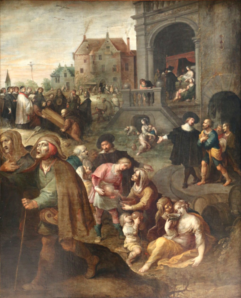 Skutky milosrdenství od Frans Francken the Younger
