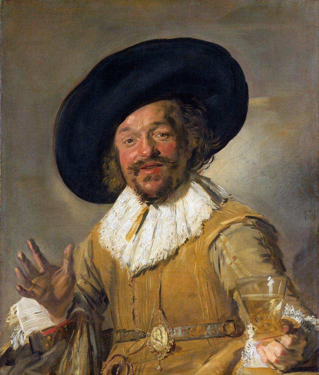 Veselý piják od Frans Hals