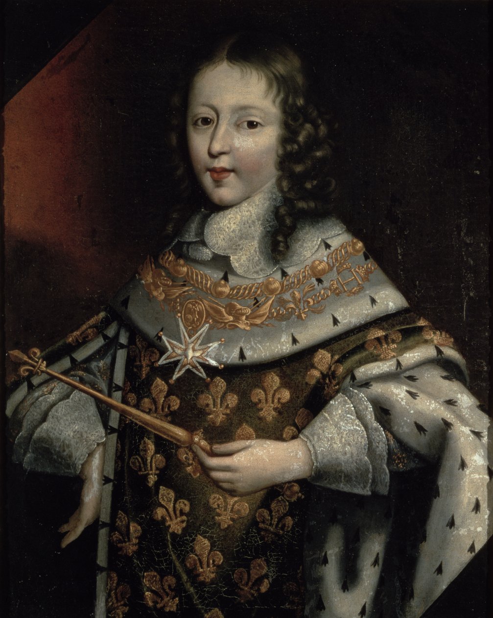 Portrét Ludvíka XIV. (1638-1715) jako chlapce od Frans II Pourbus