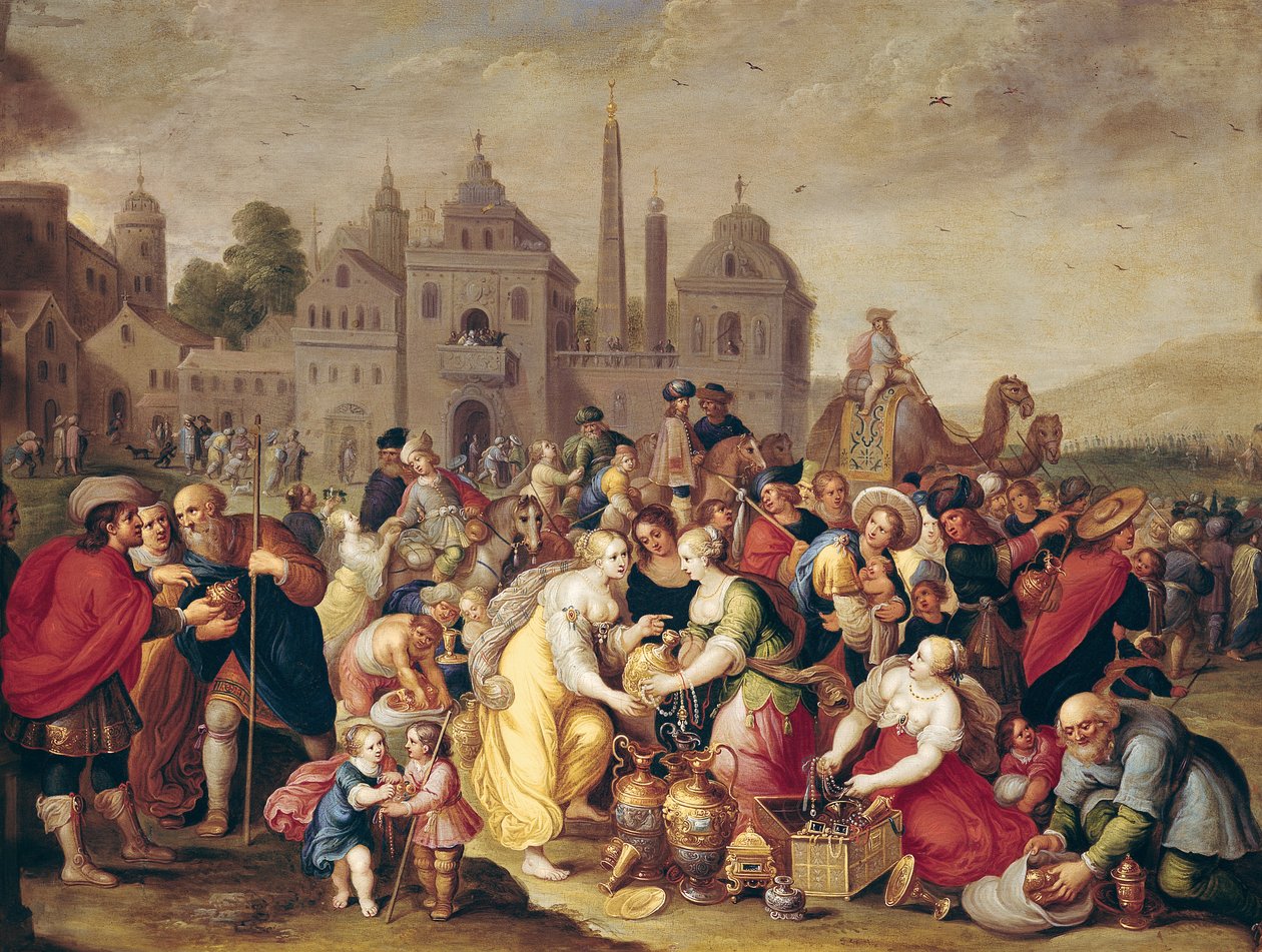 Exodus neboli Vázy Egypťanů od Frans II Francken the Younger