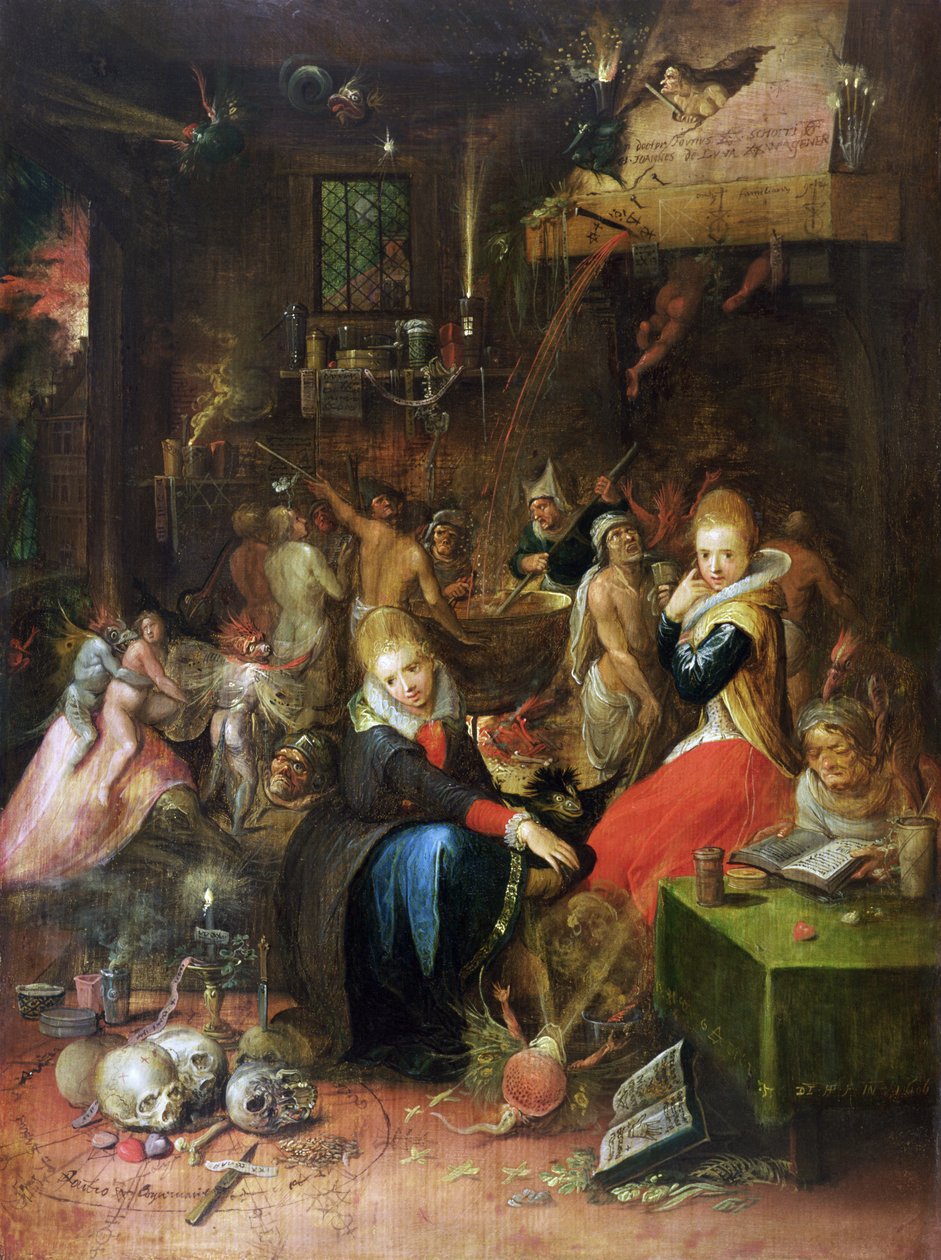Šabat čarodějnic, 1606 od Frans II Francken the Younger