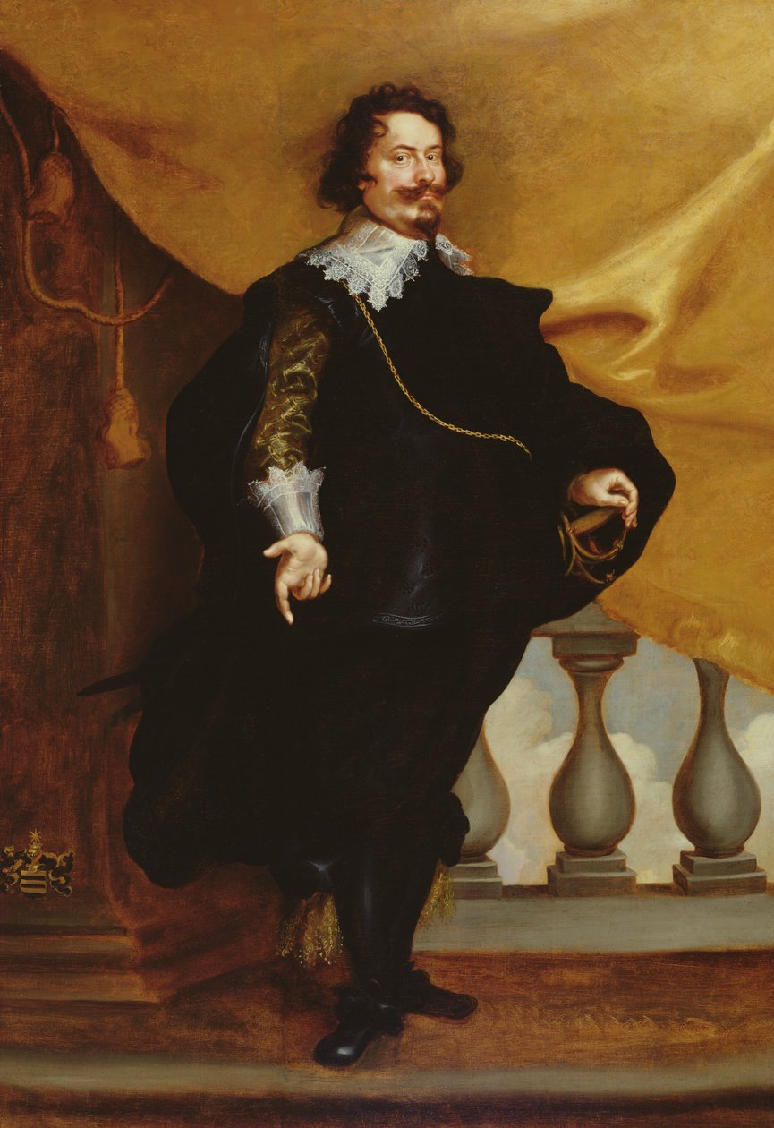 Portrét aristokrata od Frans Luyckx or Leux