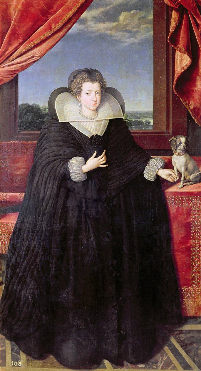 Isabella Bourbonská (1602-44) španělská královna, 1615-22 od Frans Pourbus the Younger
