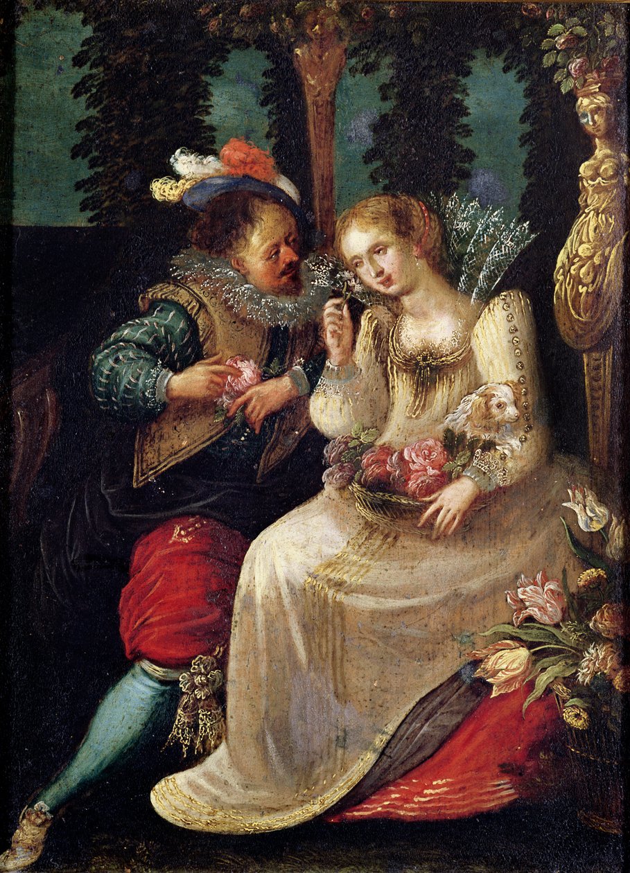 Pět smyslů: Čich od Frans Pourbus the Younger