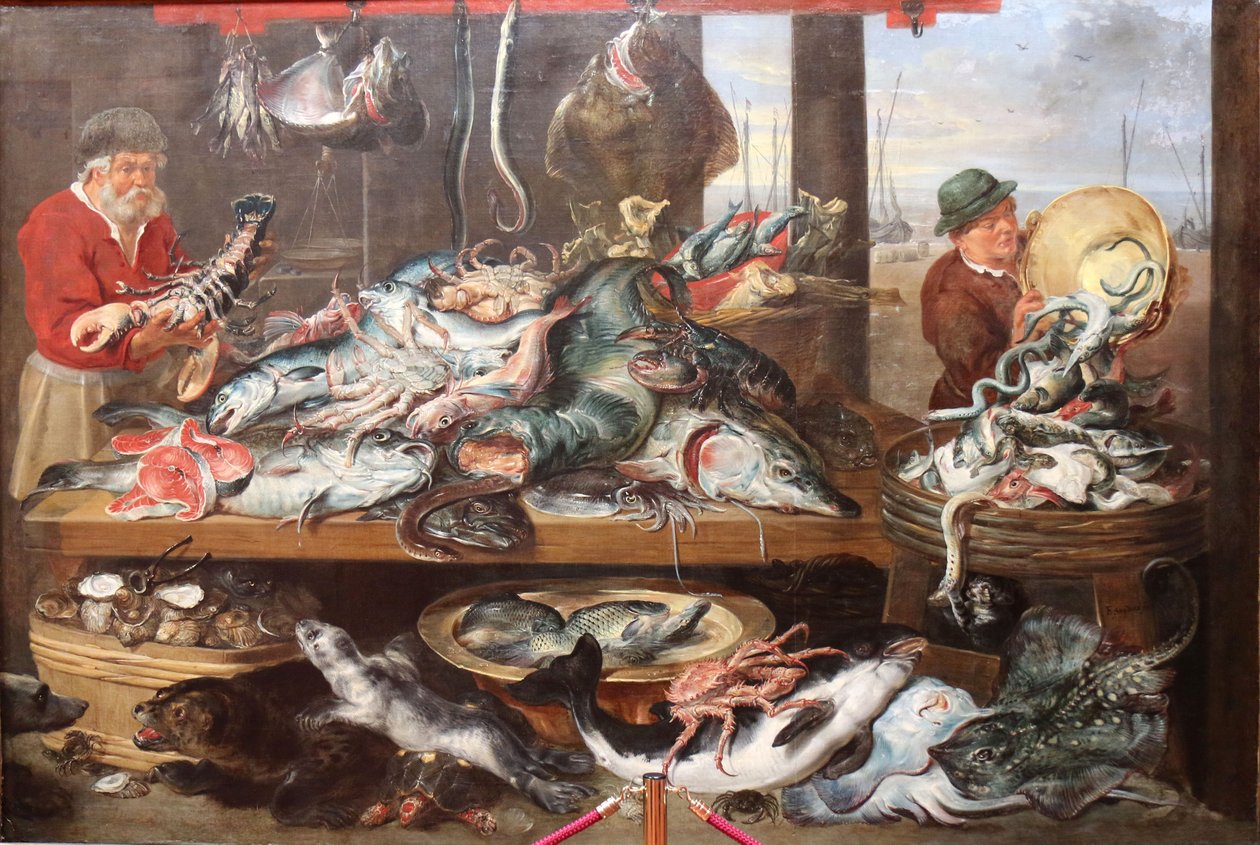 Rybí obchod od Frans Snyders or Snijders