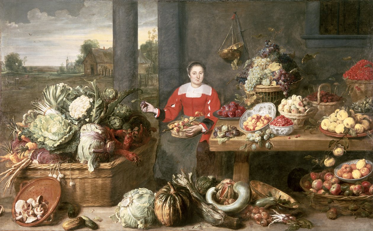 Stánek s ovocem od Frans Snyders or Snijders