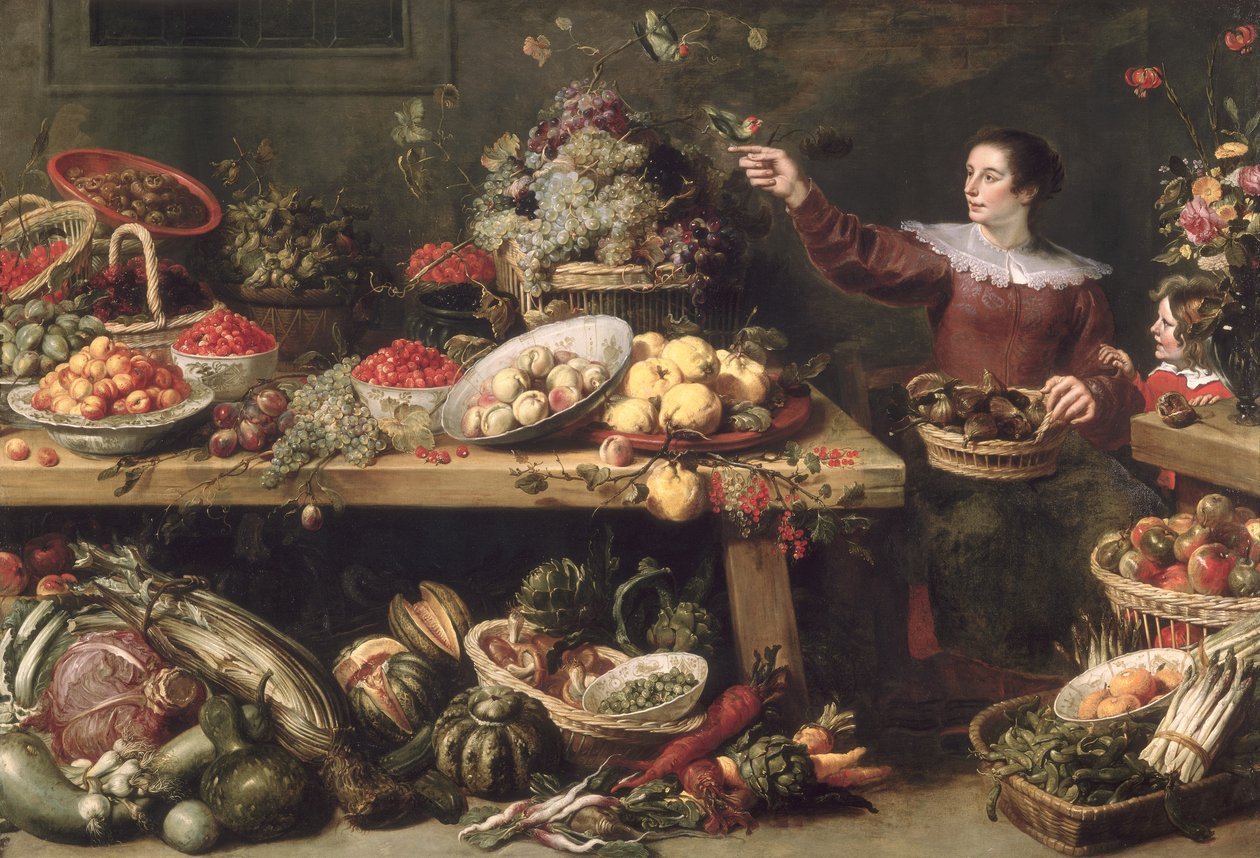 Zátiší s ovocem a zeleninou od Frans Snyders or Snijders