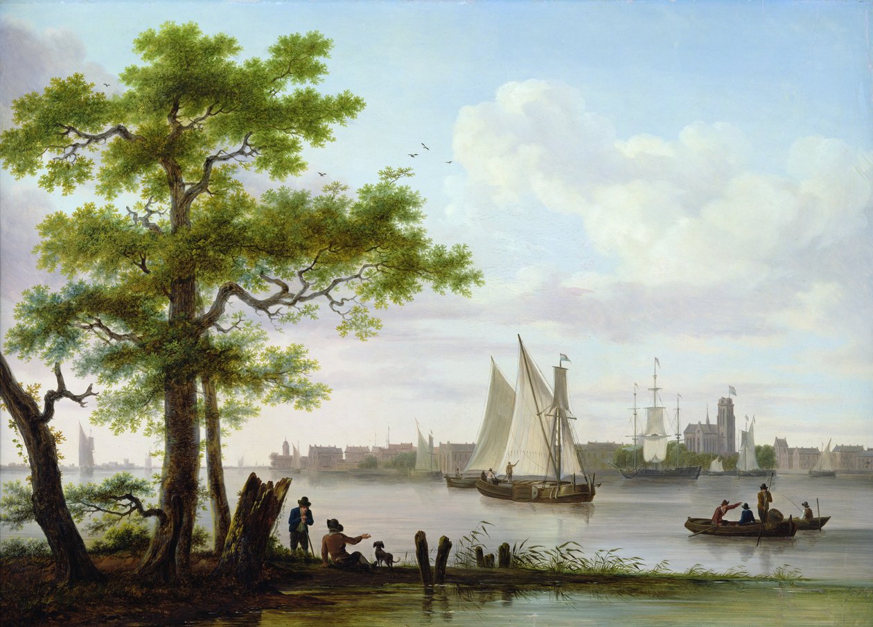 Město na ústí, kolem 1801-02 od Frans Swagers
