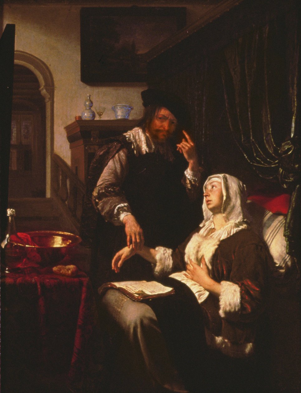 01316 Návštěva lékaře od Frans van Mieris