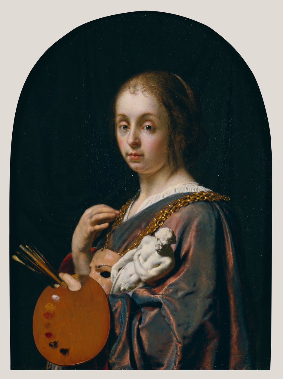 Pictura (Alegorie malířství) od Frans van Mieris