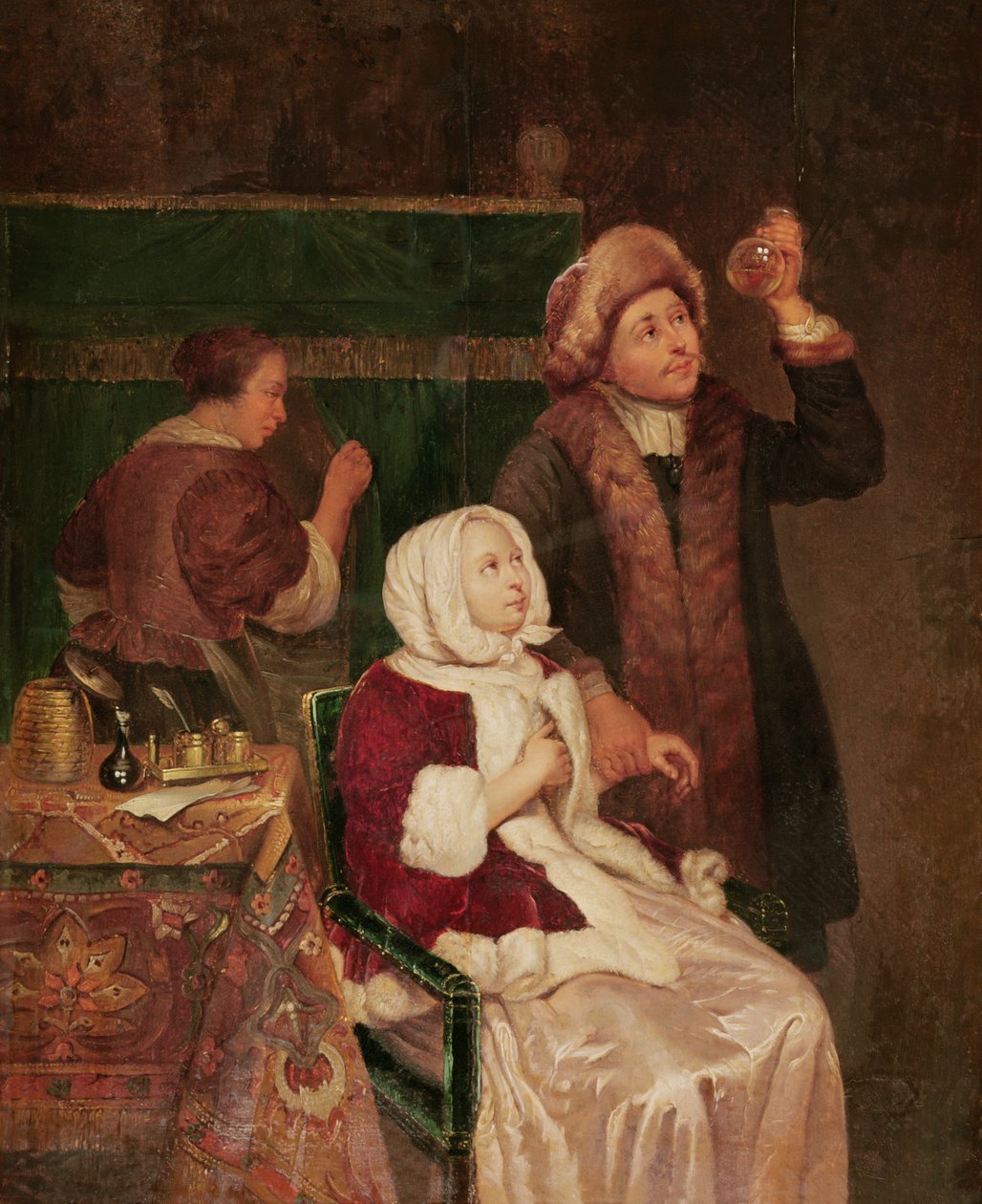 Návštěva lékaře od Frans van Mieris