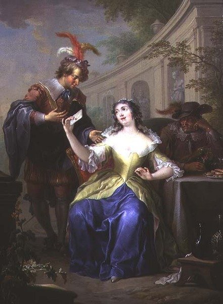 Alegorie nerovné lásky (pár) od Frans Christoph Janneck