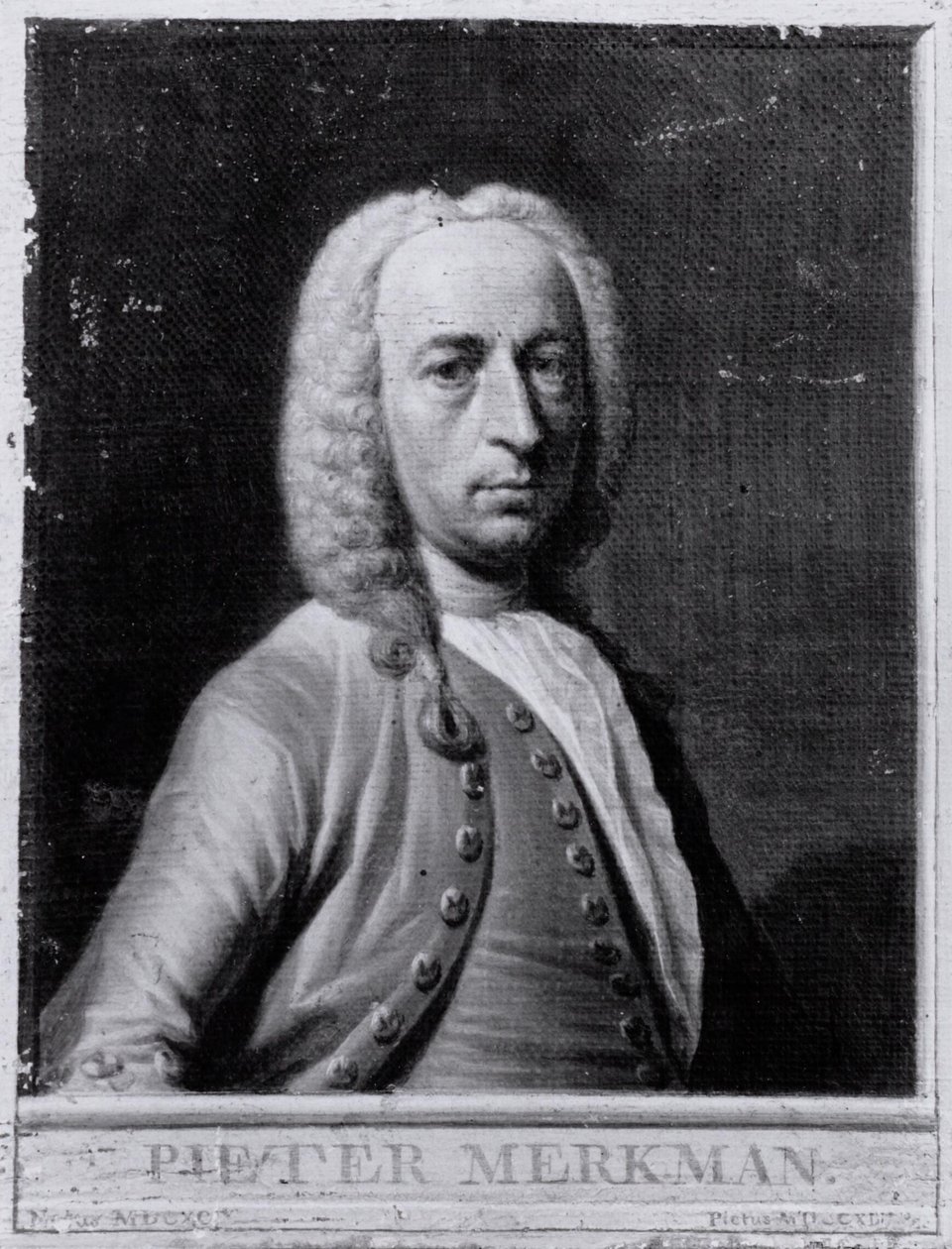 Portrét Pietera Merkmana ml. od Frans Decker