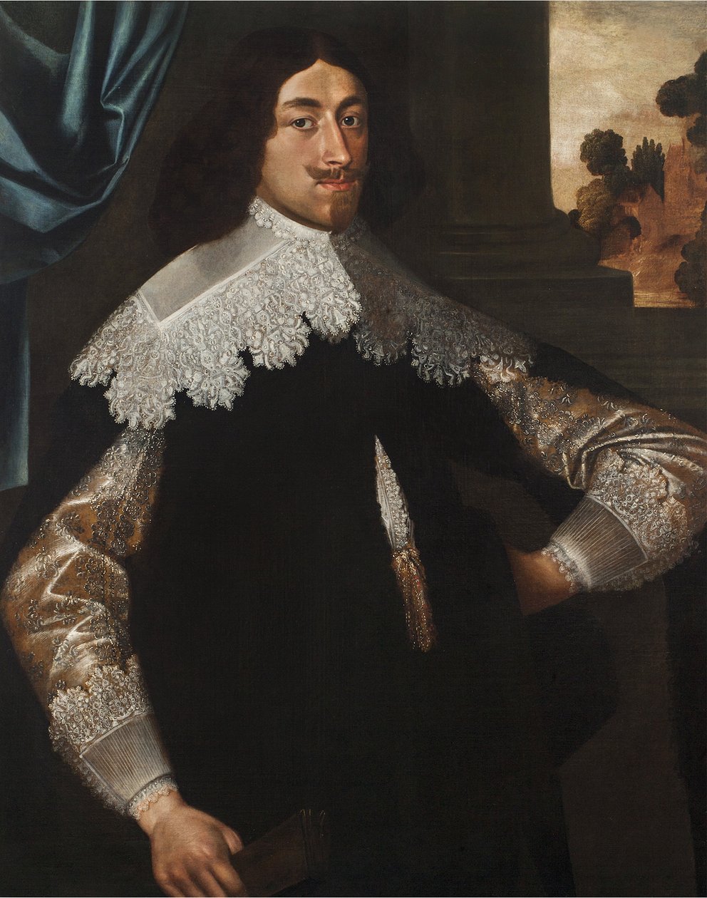 Portrét Eugène de Berghes, hrabě z Grimbergen, 1641 (pár 3114331) od Frans Denys